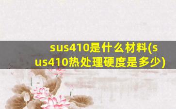 sus410是什么材料(sus410热处理硬度是多少)